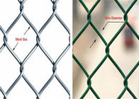 استخدام المراعي شبكة أسلاك السياج / سلسلة ربط السور الأخضر البلاستيكية المغلفة 1.2 متر الطول