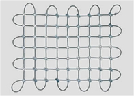 1.5 مم 50 مم عرض شبكة الفولاذ المقاوم للصدأ كبل شبكة عبر نوع مقطع مربع