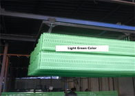 ألوان خضراء مضادة للأشعة فوق البنفسجية الرآق المسالك للسياج ضد الرياح مقاومة للطقس للفحم