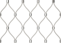 2.5 سم الفولاذ المقاوم للصدأ 316 شبكة الكابل الصلب الطويق الماس للحصول على درج حديدي