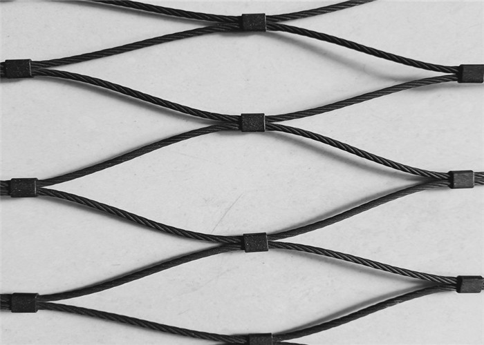 أسود 4 × 4 &quot;شبكة حجم 302 Ss حبل شبكة استخدام سياج