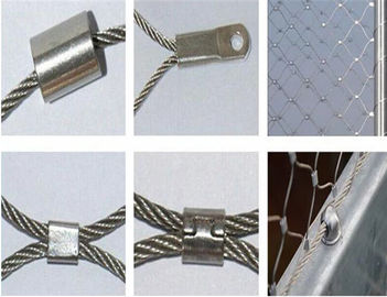 اليد المنسوجة من الفولاذ المقاوم للصدأ شبكة الكابل الدرابزين شرفة استخدام شبكة السياج